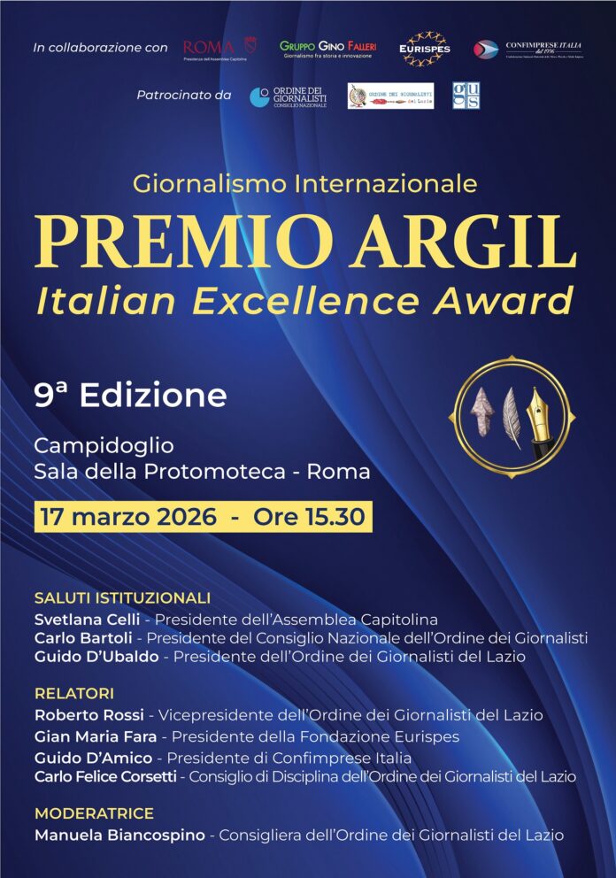 premio giornalistico Argil