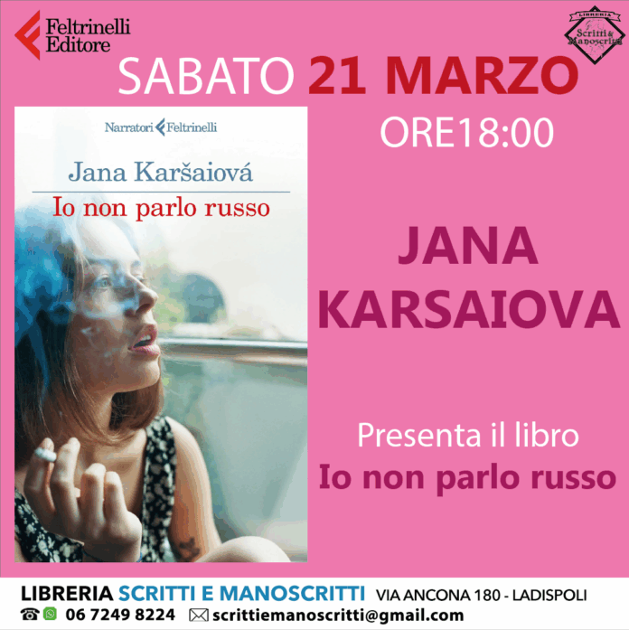 Io non parlo russo presentato a Ladispoli