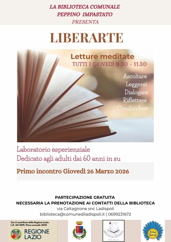 liberarte, letture meditate a Ladispoli