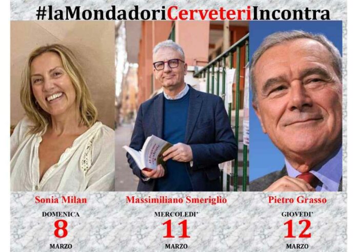Tris di presentazioni alla libreria Mondadori di Cerveteri