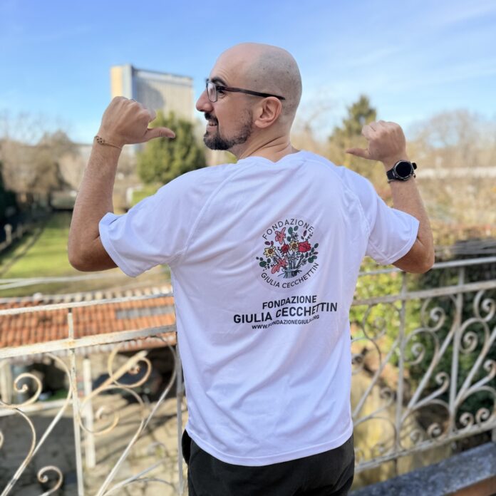 Davide Re ambassator alla maratpna di Roma per Fondazione Cecchettin