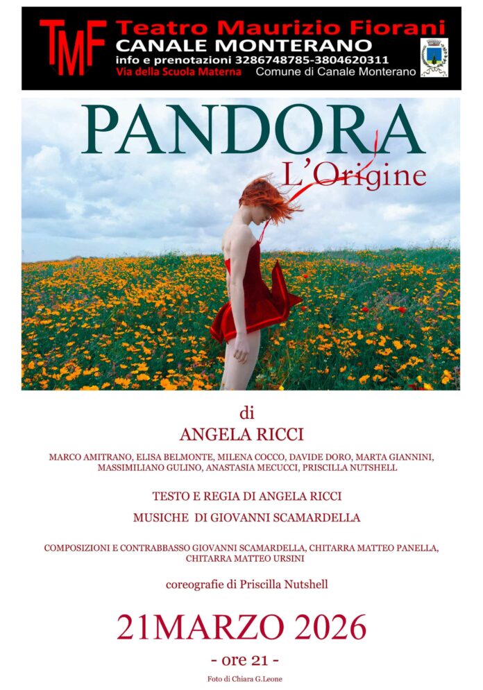 Pandora al teatro Fiorani di canale
