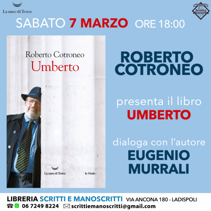 presentazione del libro di Cotroneo, Umberto