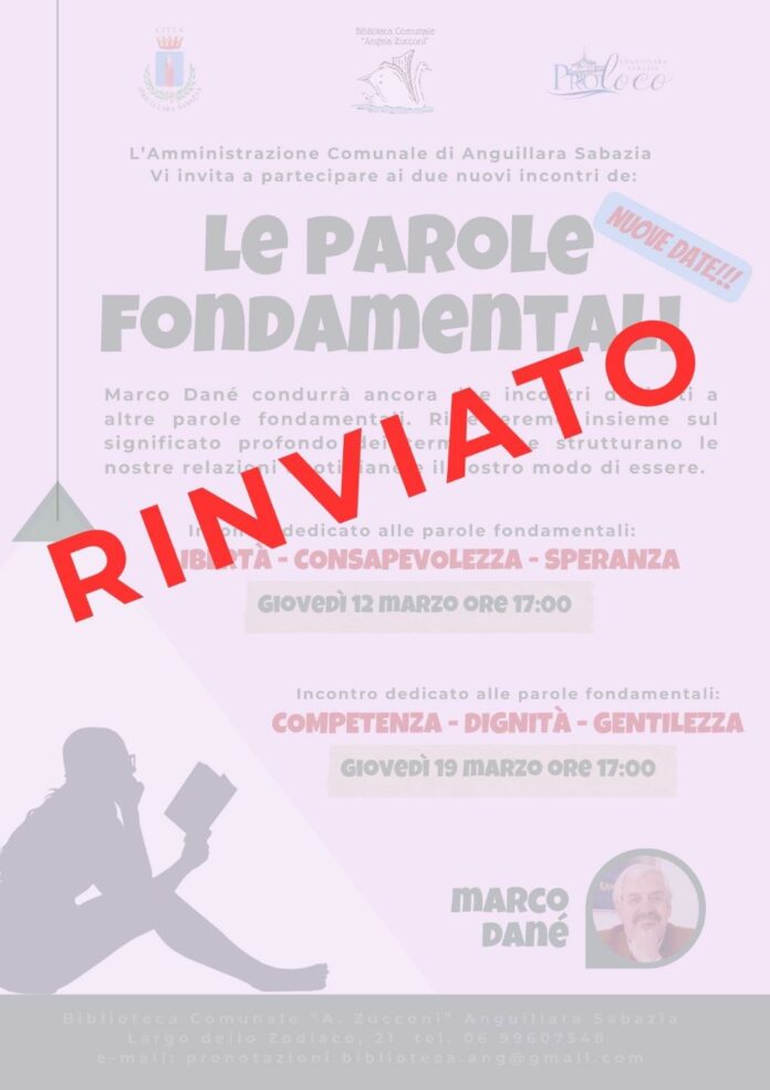 evento rinviato Anguillara