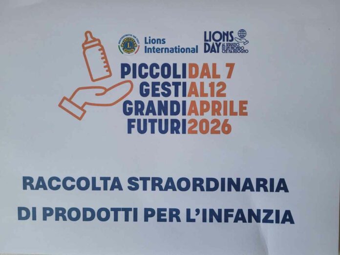 Lions day, raccolta straordinaria per l'infanzia