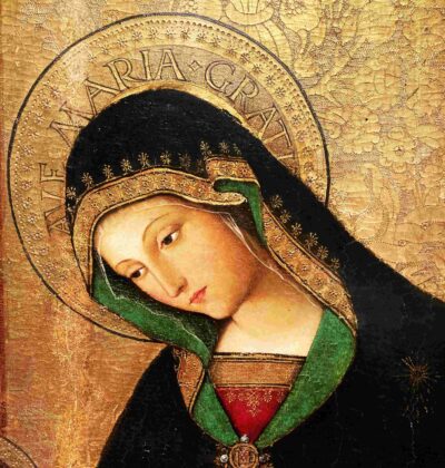 Museo delle belle arti La madre di dio delle febres Pinturicchio