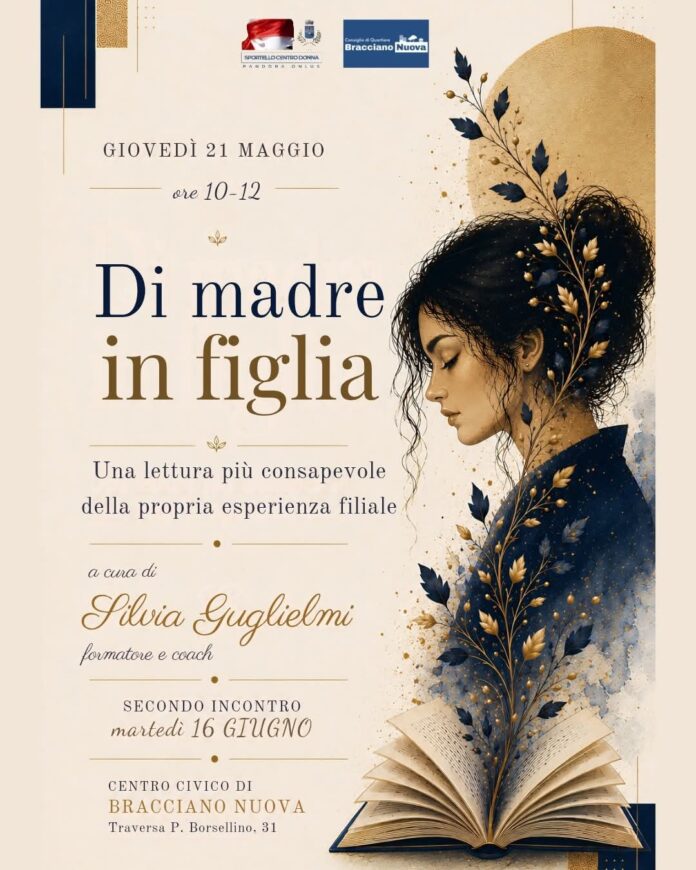 locandina evento di madre in figlia