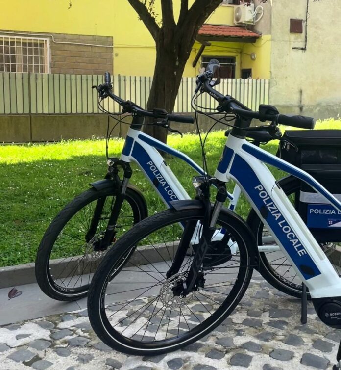 manziana bici polizia locale