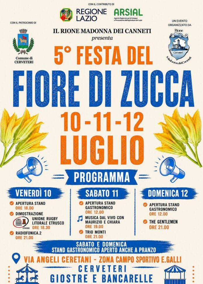 Cerveteri fiore di zucca