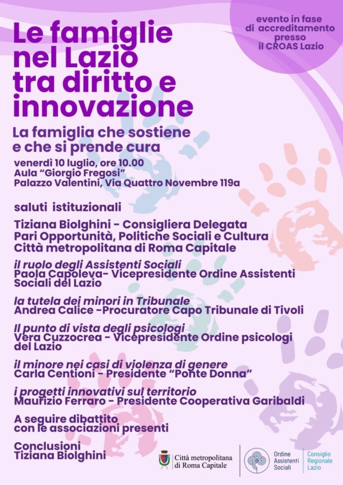 Le famiglie nel Lazio