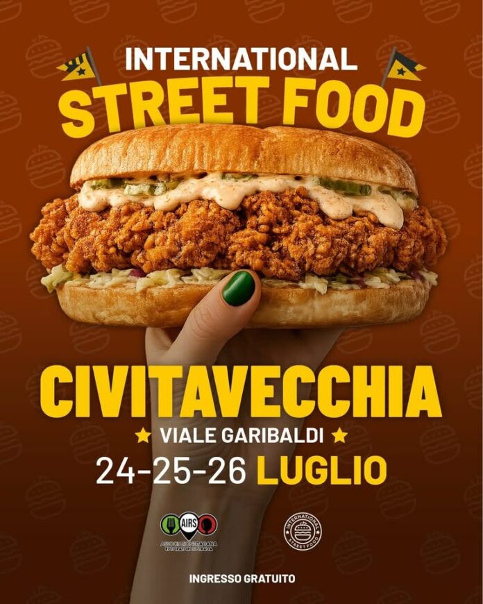 locandina international street food a civitavecchia