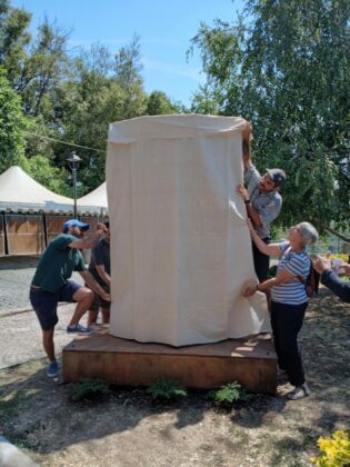 Inaugurazione monumento a Rodari
