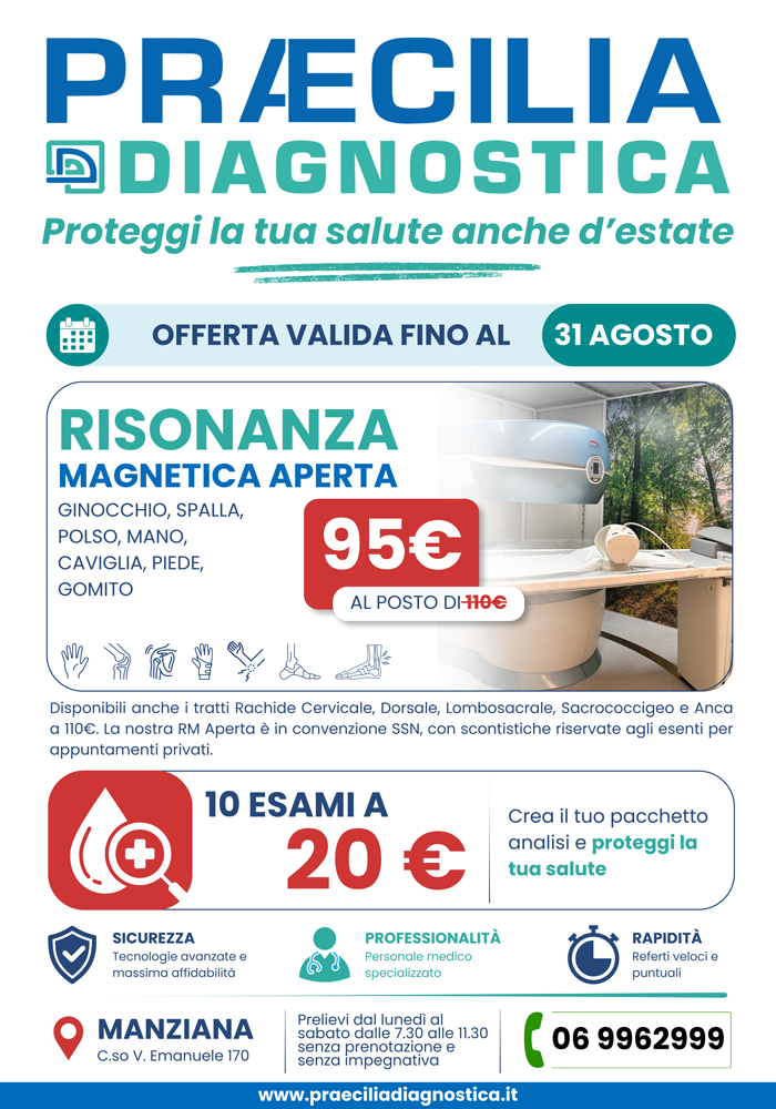 praecilia luglio agosto 2026