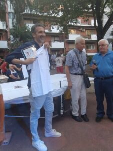 sindaco con il premio