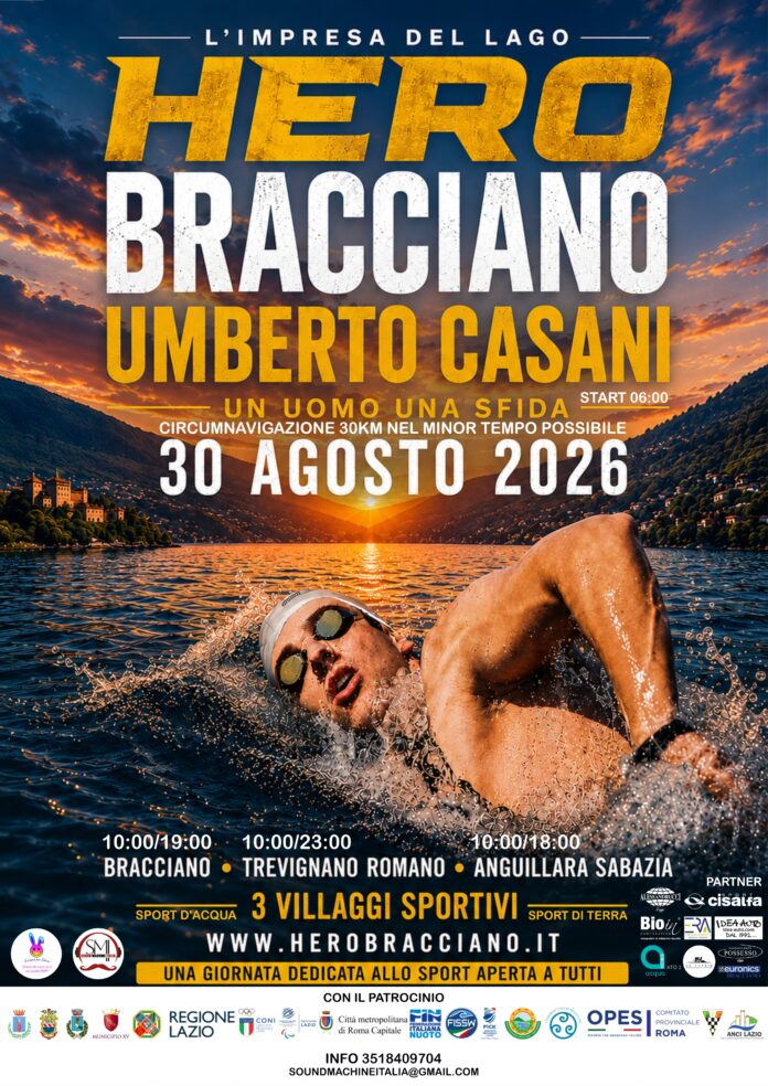 locandina ufficiale hero bracciano l'impresa del lago